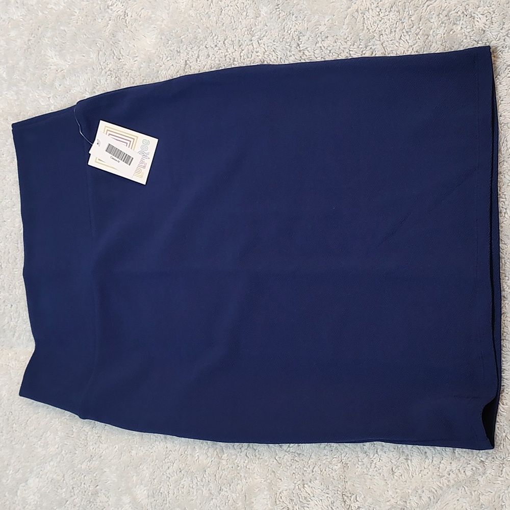 Women's M Pencil Skirt LuLaRoe Cassie Dark Blue